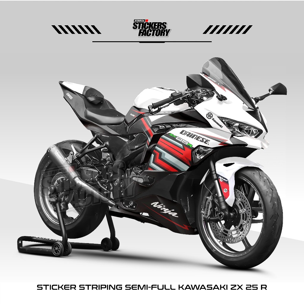 STICKER STRIPING SEMIFULL KAWASAKI NINJA ZX25R / DECAL ZX25R / STIKER MOTOR ZX25 VARIASI / ZX25 / 21