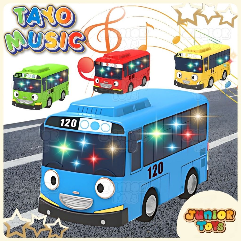 Diskon Bus Tayo Besar Lampu Dan Musik Mainan Anak Mobil Mobilan Baterai Terlengkap
