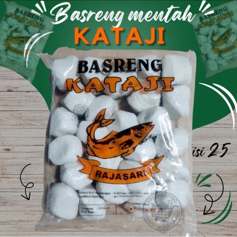 

basreng mentah 700-800gr kataji rajasari isi 25butir fresh