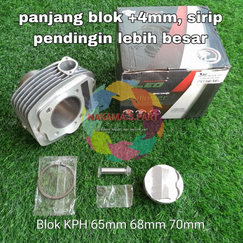Leo racing boring karisma Supra x 125 bore up 4 klep Valve custom sudah termasuk piston kit +4mm Str