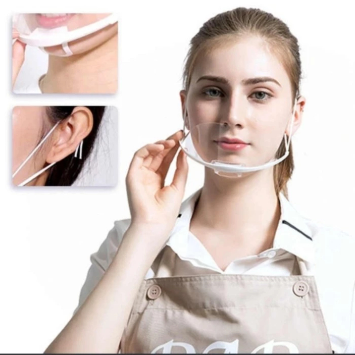 Masker Mulut Mika Transparant Masker Koki Masker Masak Transparant Harga 1 Pcs