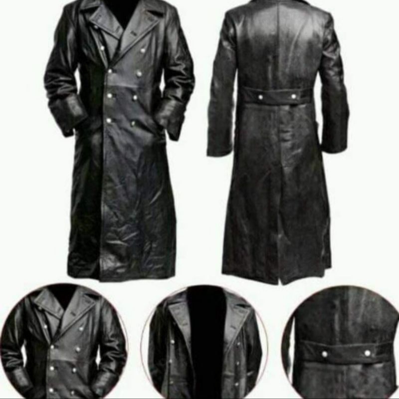 Jaket Pria/Jaket Jubah pria/Jaket Panjang Pria/jaket pria semi kulit