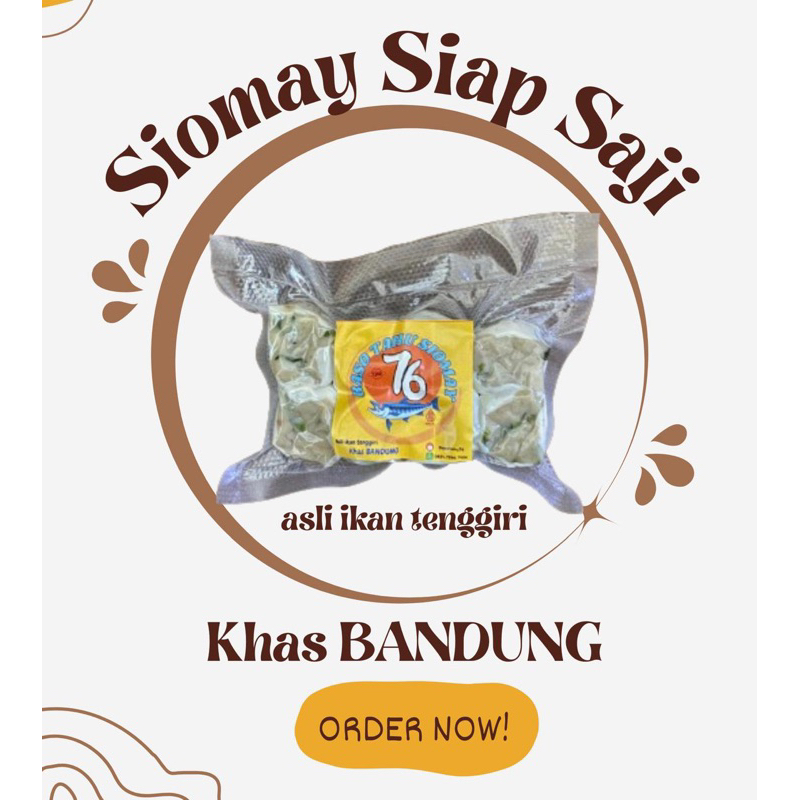 

Siomay Bandung Asli Ikan Tenggiri Frozen