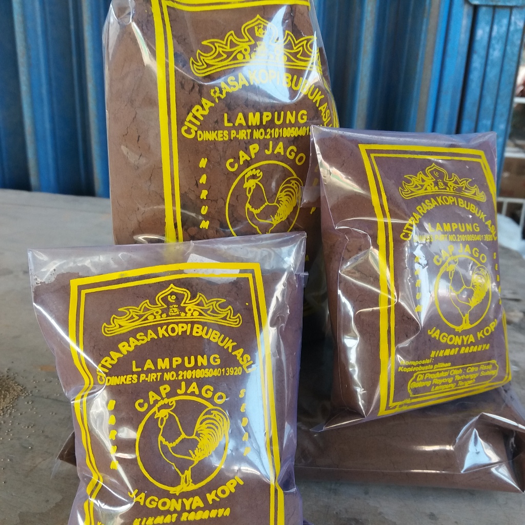 

Kopi Lampung cap JAGO- Kopi Bubuk Asli