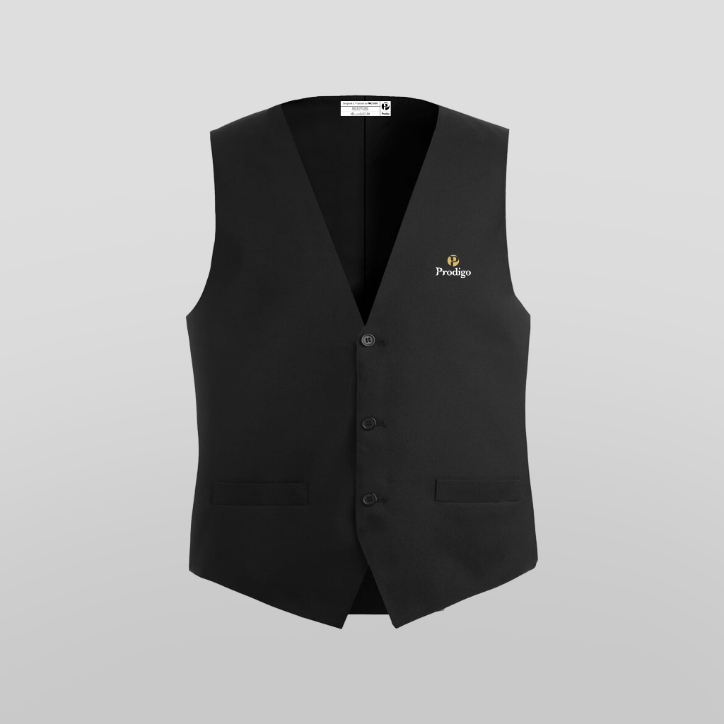 Prodigo * Rompi Jas Pria Yapong Hitam I Vest Rompi Formal Pria I Setelan Dalaman Jas Pria