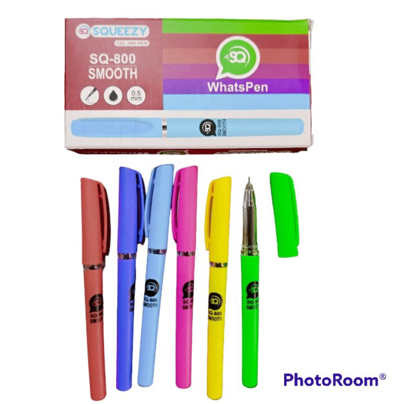 

KHUSUS KAMU Pen gel jarum Squezzy 12pc