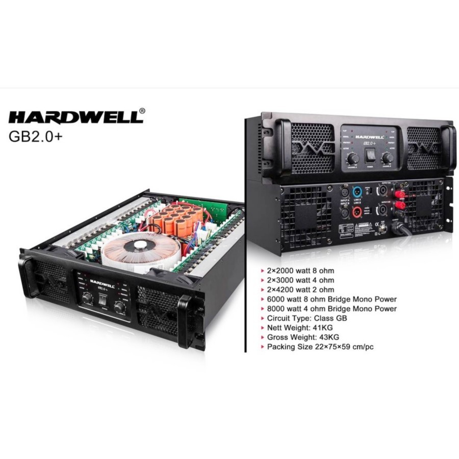 Power Amplifier HARDWELL GB 2.0+ / GB2.0+ / GB 2.0 + ORIGINAL Class GB