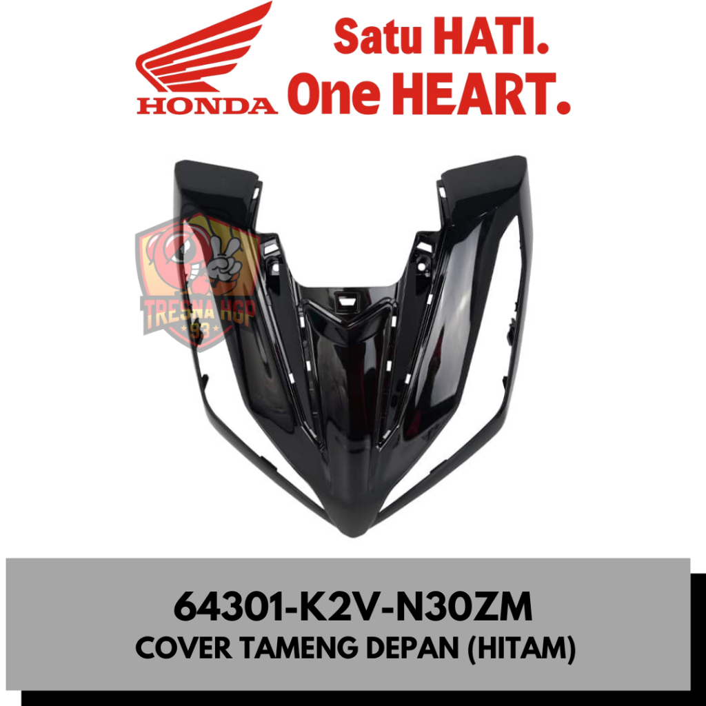 64301-K2V-N30ZM COVER TAMENG DEPAN (HITAM) NEW VARIO ESP 125 K2V GEN 2 ORIGINAL | COVER FRONT 64301K