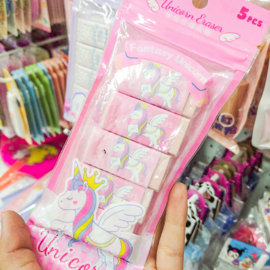 

5 PCS PENGHAPUS KARAKTER UNICORN LUCU ALAT TULIS ANAK SEKOLAH HAMPERS SOUVENIR SUVENIR ULANG TAHUN