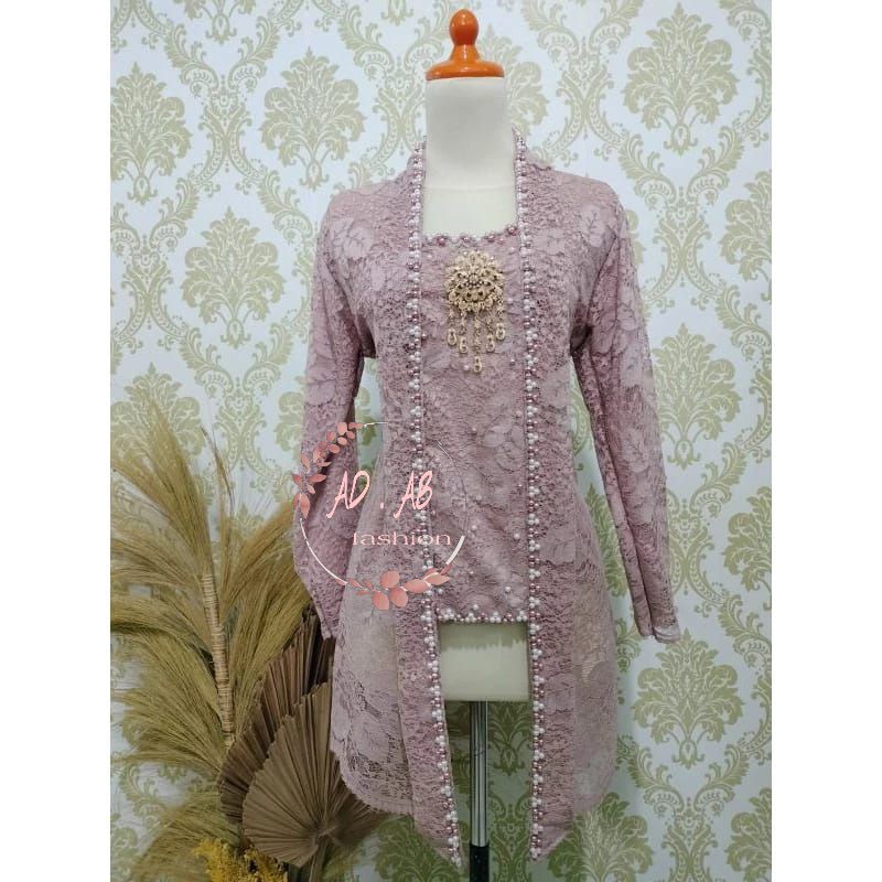 Kebaya kutu baru broklat payet/kebaya wisuda/kebaya modern