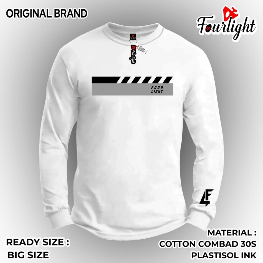 baju pria lengan panjang / kaos cewek lengan panjang / baju cewek distro