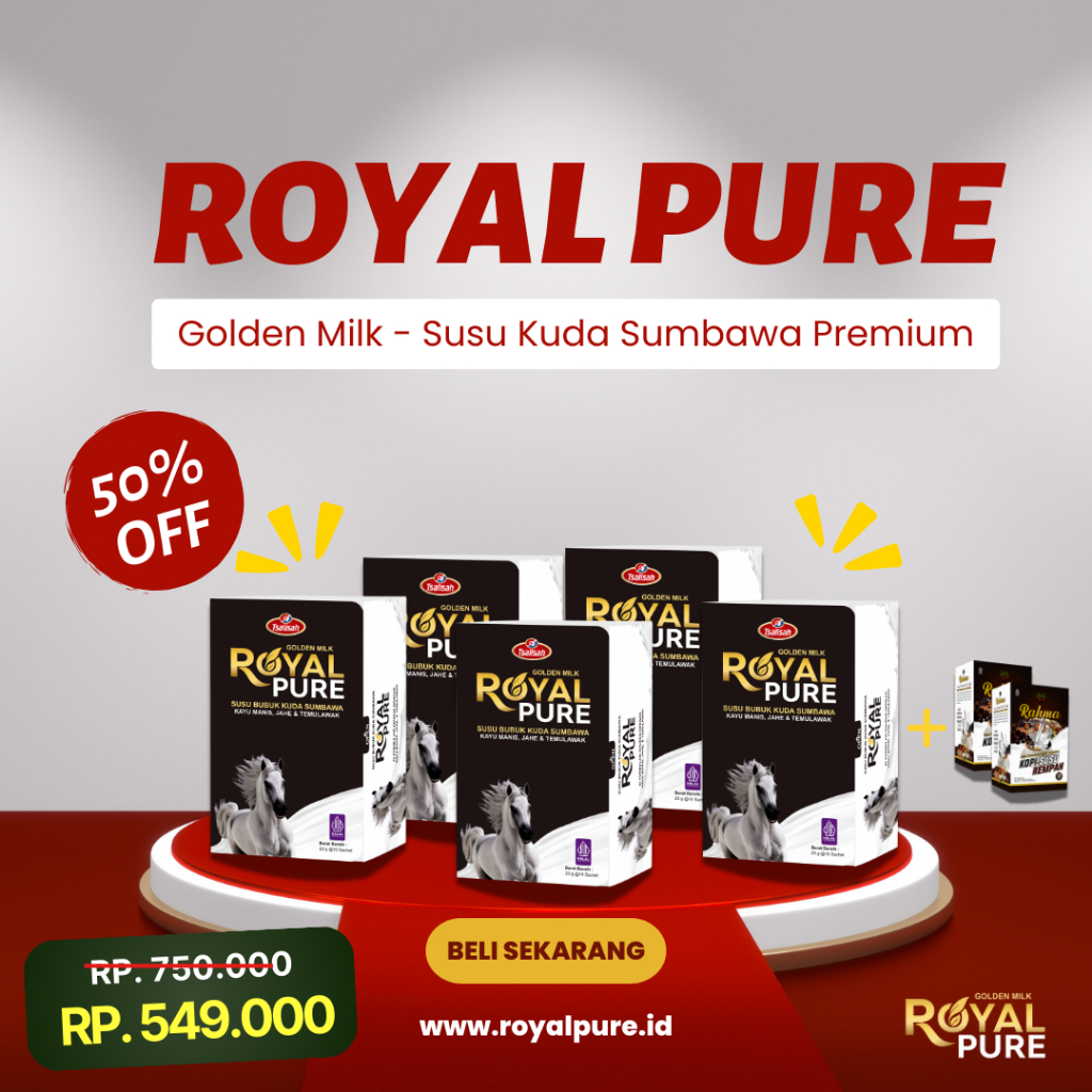 

PROMO 5 BOX ROYAL PURE SUSU KUDA LIAR SUMBAWA PREMIUM