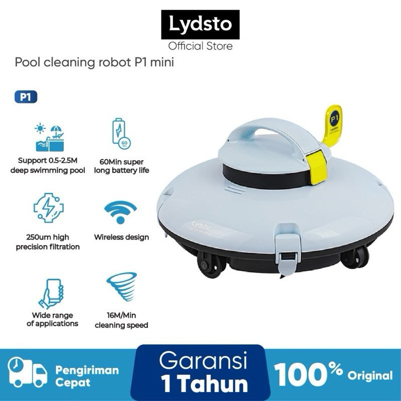 Lydsto P1 MINI Robotic Pool Cleaner Robot Vacuum Swimming Kolam Renang