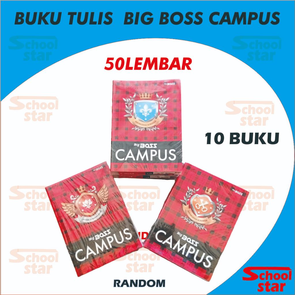 

BUKU TULIS / BIG BOSS CAMPUS 42 & 50LEMBAR