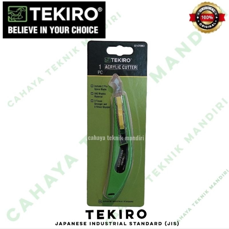

TEKIRO GT-CT2063 acrylic cutter pisau potong akrilik dan isi pisau