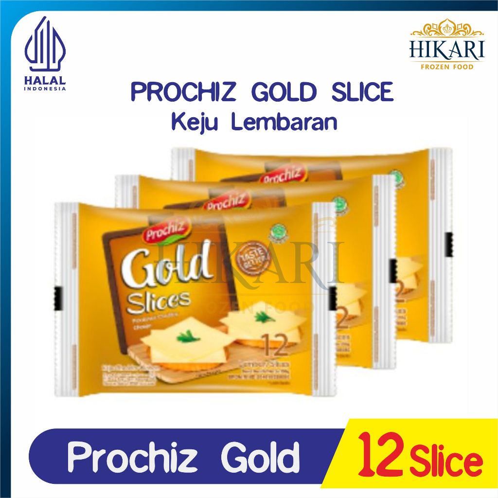 

Keju Prochiz Gold Slice - 1 Renceng - 8 Pack - Isi 2 Slice