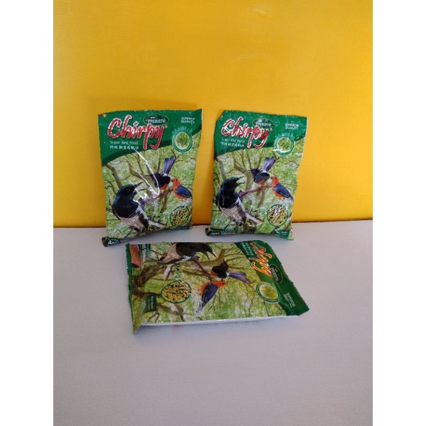 WAH chirpy pakan burung makanan burung murai batu 25 gram