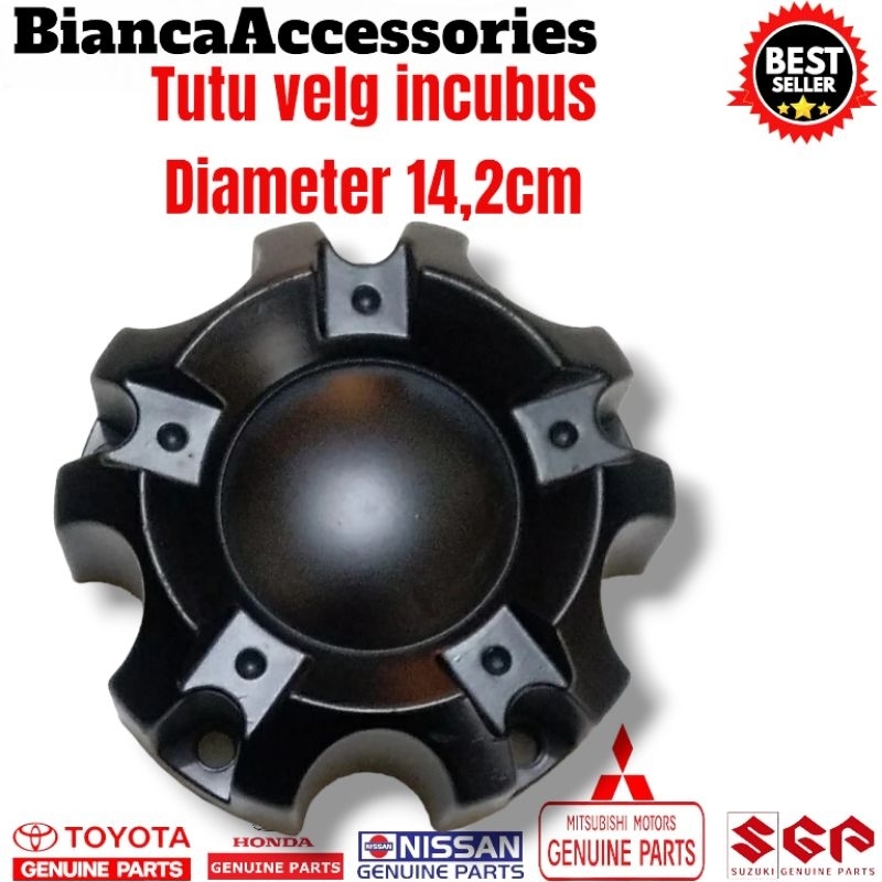 Tutup velg dop roda incubus dop center velg incubus diameter 14,2cm