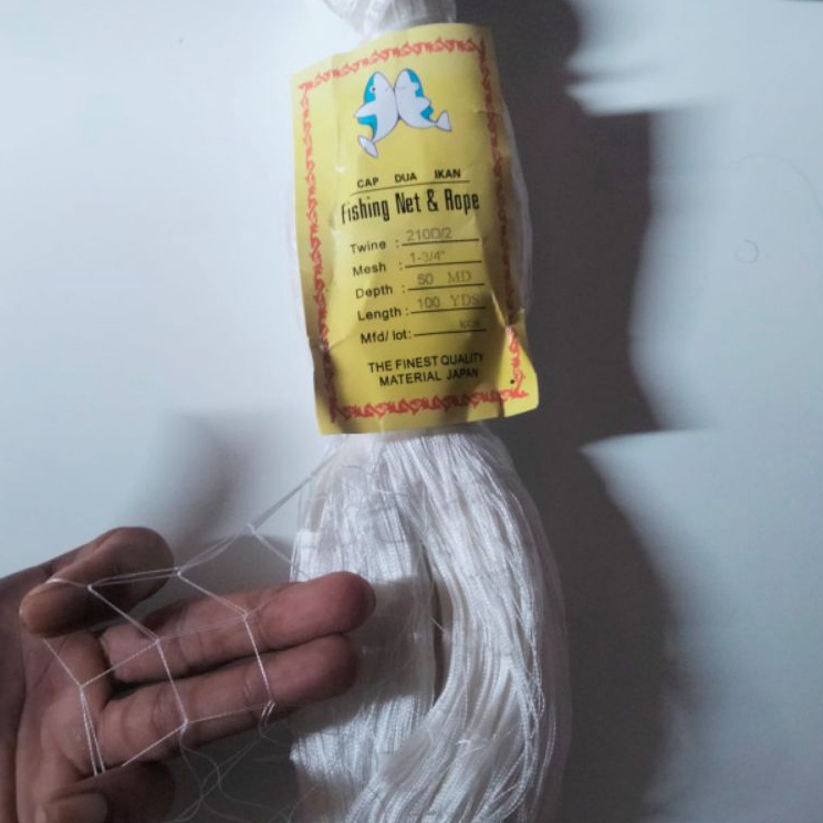Lebih Laris  Jaring Ikan Nilon 1 34 inchi D2115 MD1 YDS Ukuran 1 34 inch