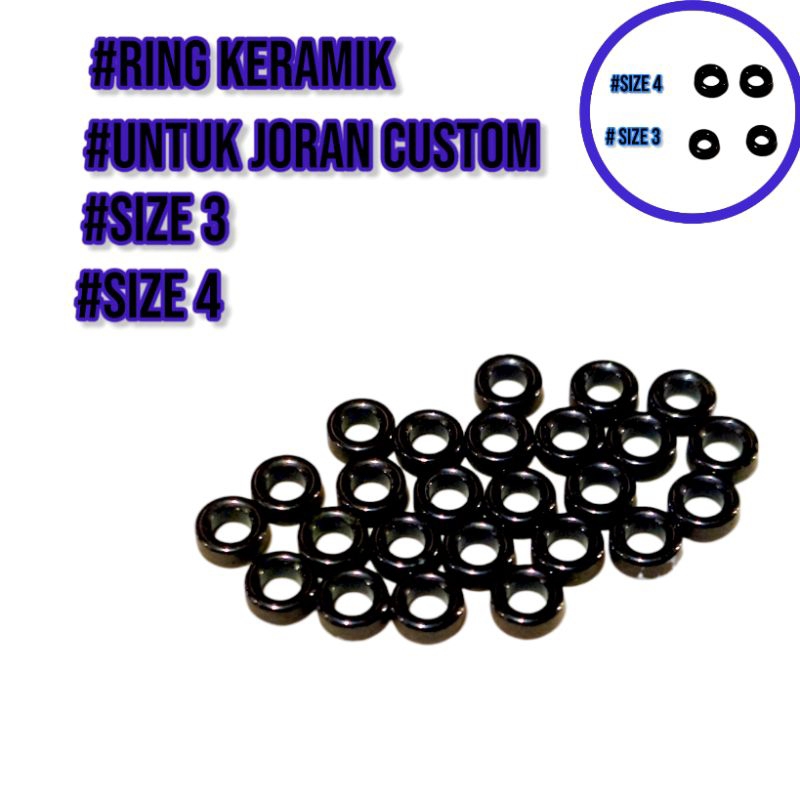 Ring Guide Keramik Size 3 4 Untuk Kolongan Joran Pancing Custom Tegek Premium Berkualitas