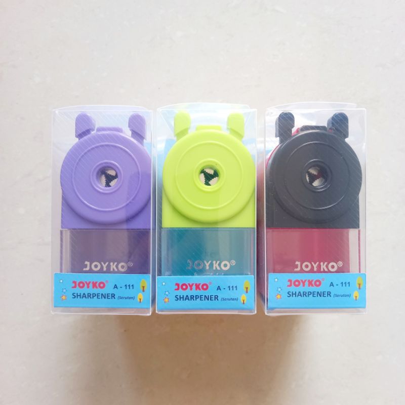 

[ ECER MURAH ] Rautan Pensil Putar Serutan Pensil Putar Sharpener - Joyko A-111 ( WARNA RANDOM )