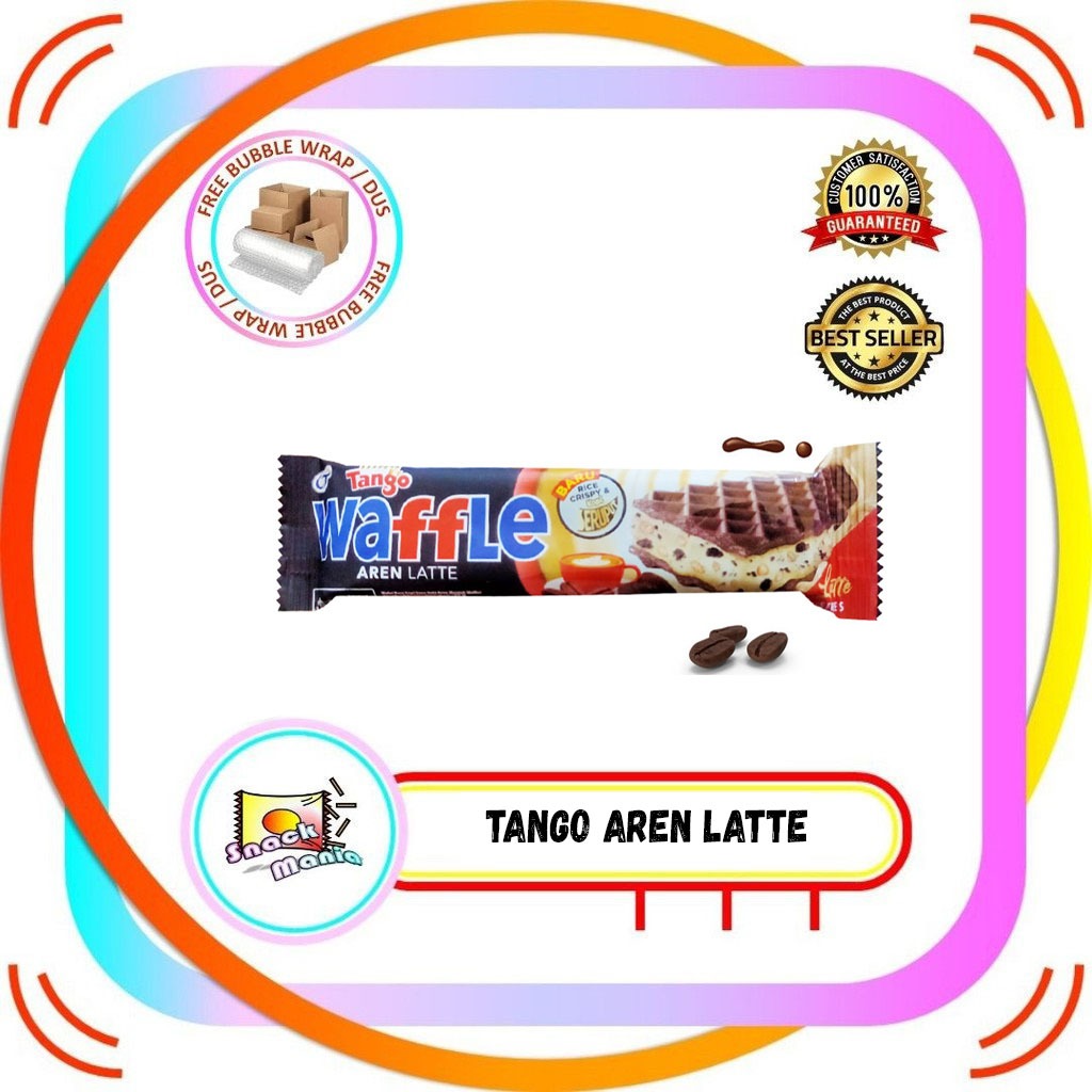 Tango Waffle Aren Latte 25 gr Wafer Kopi Susu