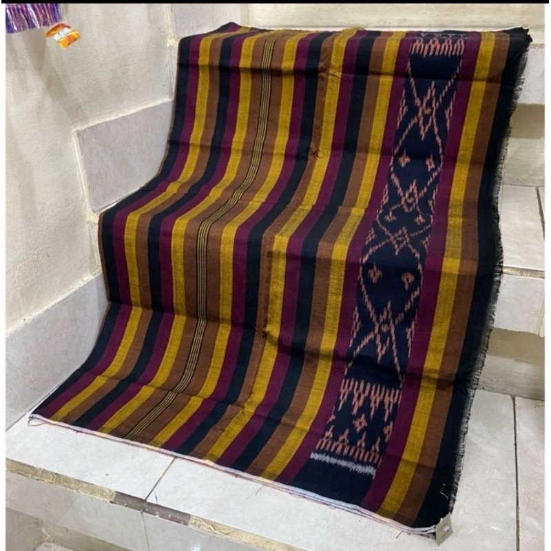 KAIN TENUN ENDEK KOTAK DOBOL BALI / MURAH TERBARU