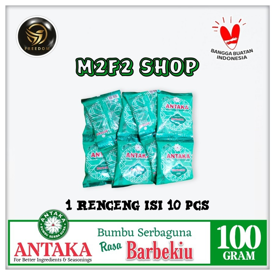 

ANTAKA Bumbu Tabur Serbaguna Aneka Rasa Barbekiu Sachet - 100 gr (Kemasan Renceng)