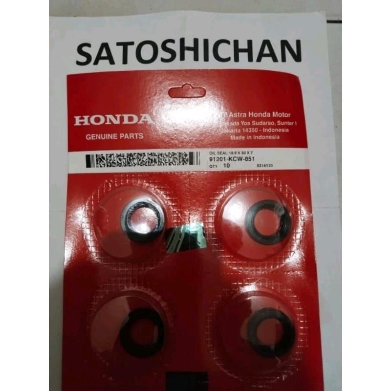 Seal Magnet Vario Carbu 110 91201-KCW-851 Original AHM