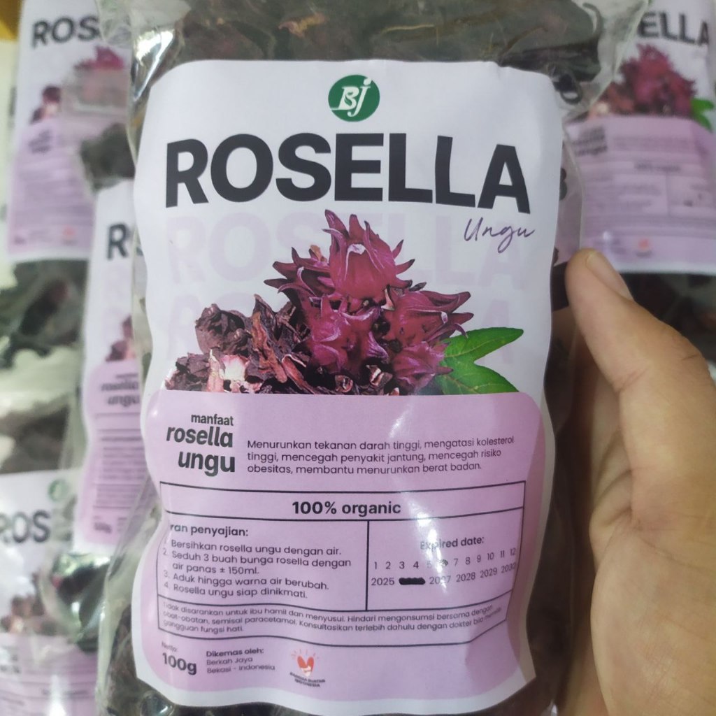 

PAKET 3 PCS ROSELLA UNGGU BJ / bunga rosella kering curah