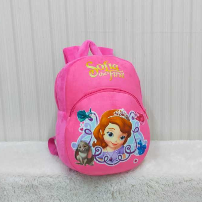 Toysopedia Tas Ransel Frozen Elsa Ana/Backpack Anak TK SD/Tas Karakter/Ransel Elsa/Kado Tas