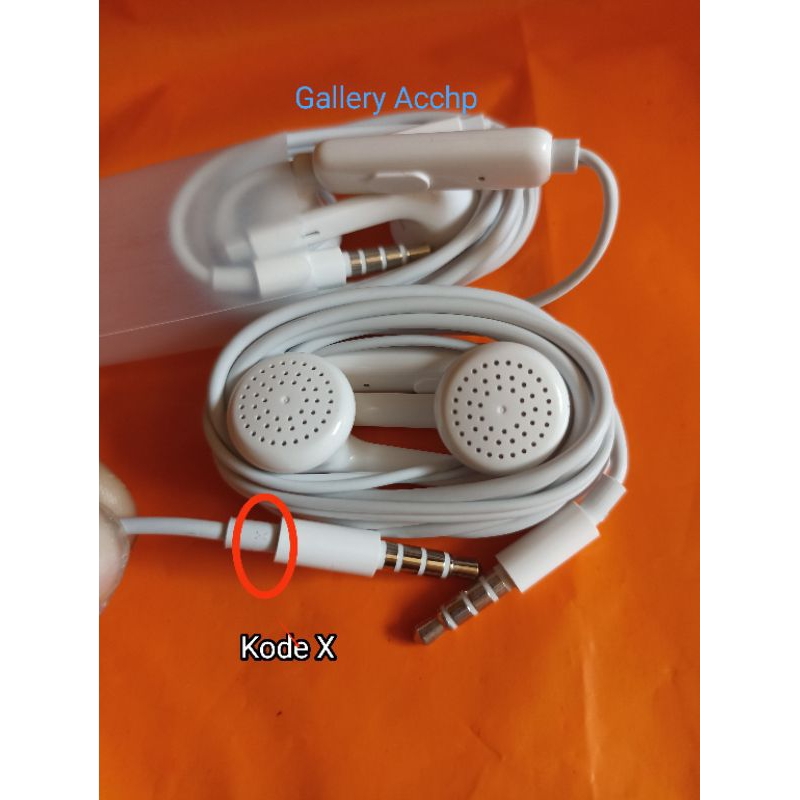 Heandset Oppo R9 F11 Asli Bawaan Hp Kode X Original