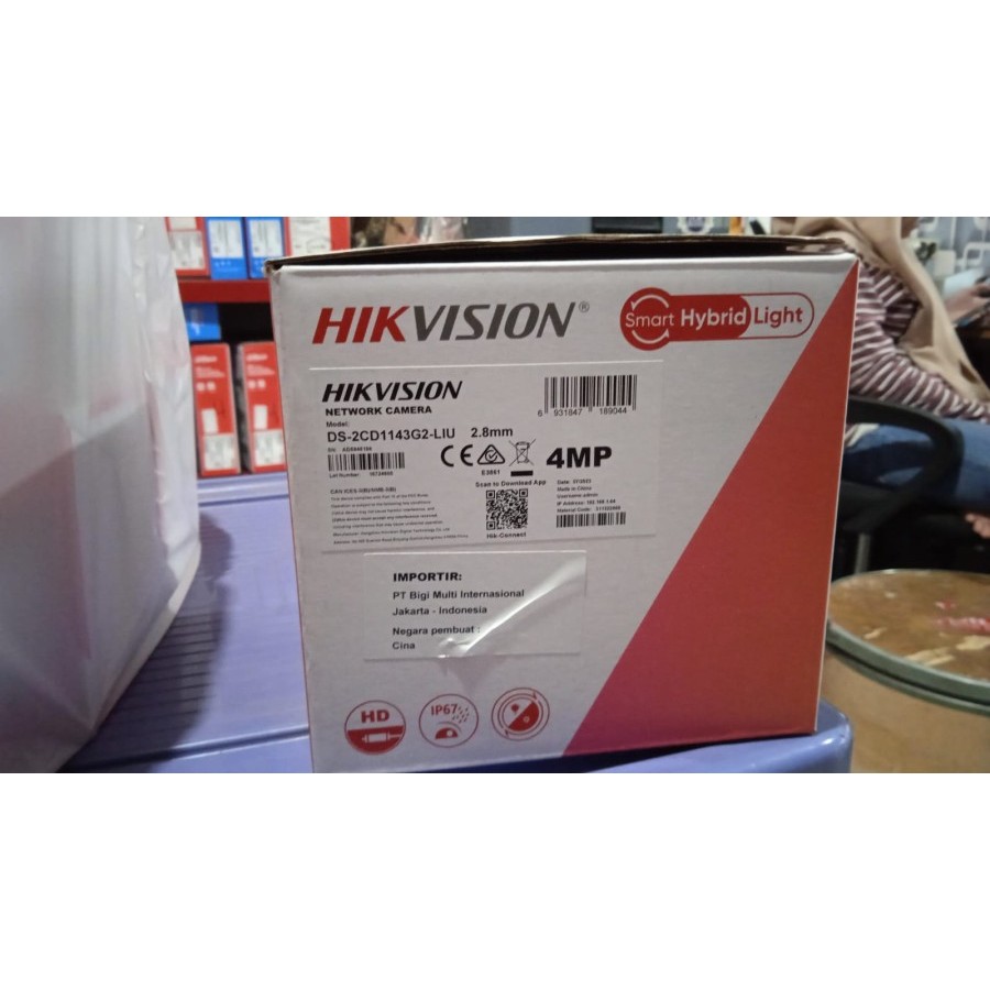 ip camera indoor hikvision 1143G2-LIU 4MP kamera ipcam cam DS-2CD1143G2-LIU Network Cameras