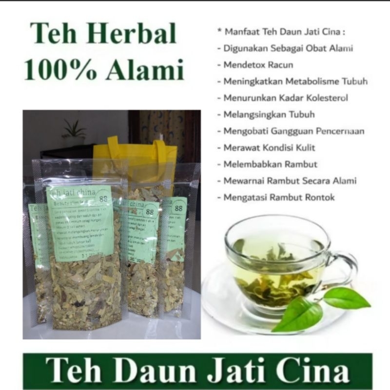 

teh daun jati china