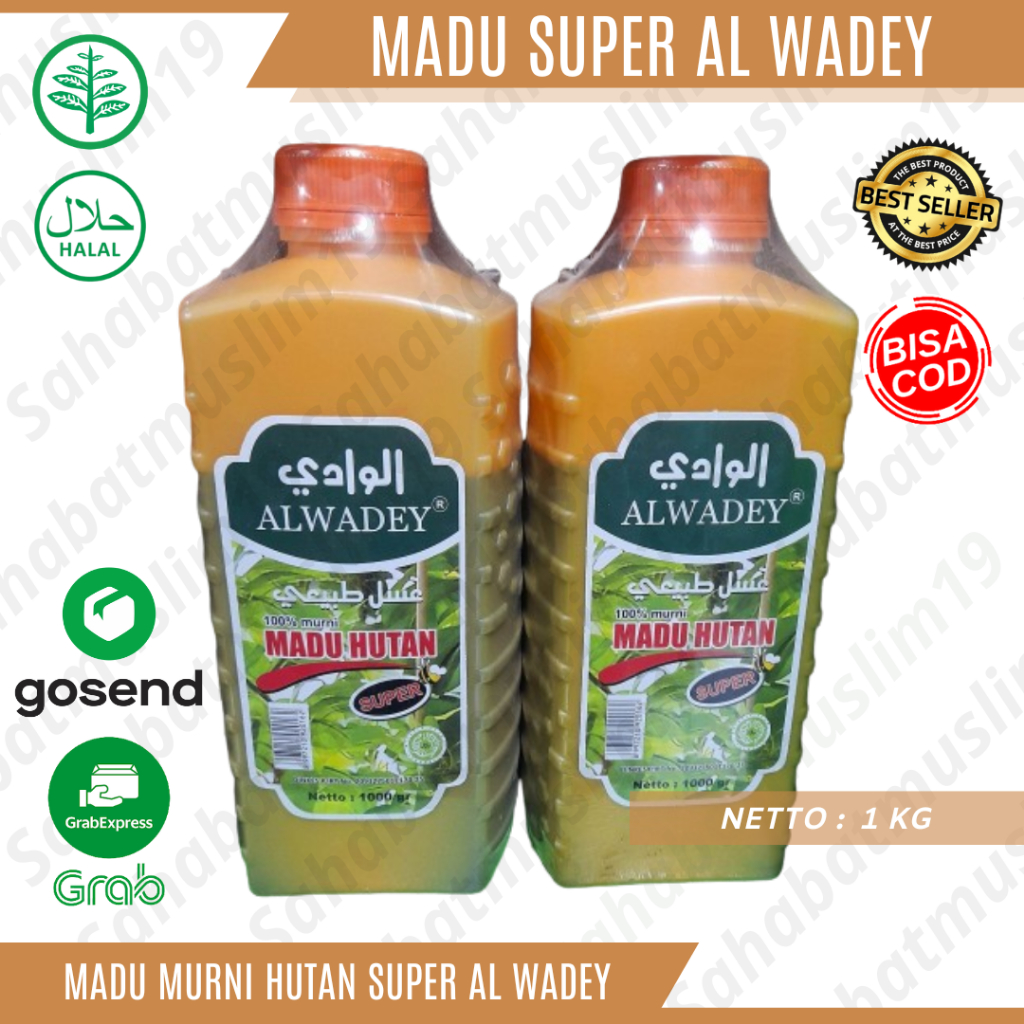 

Madu Hutan Super 1 kg Al Wadey 100 % Madu Murni Asli Original