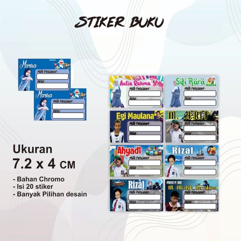 

Stiker Mata Pelajaran Costume Foto/Karakter