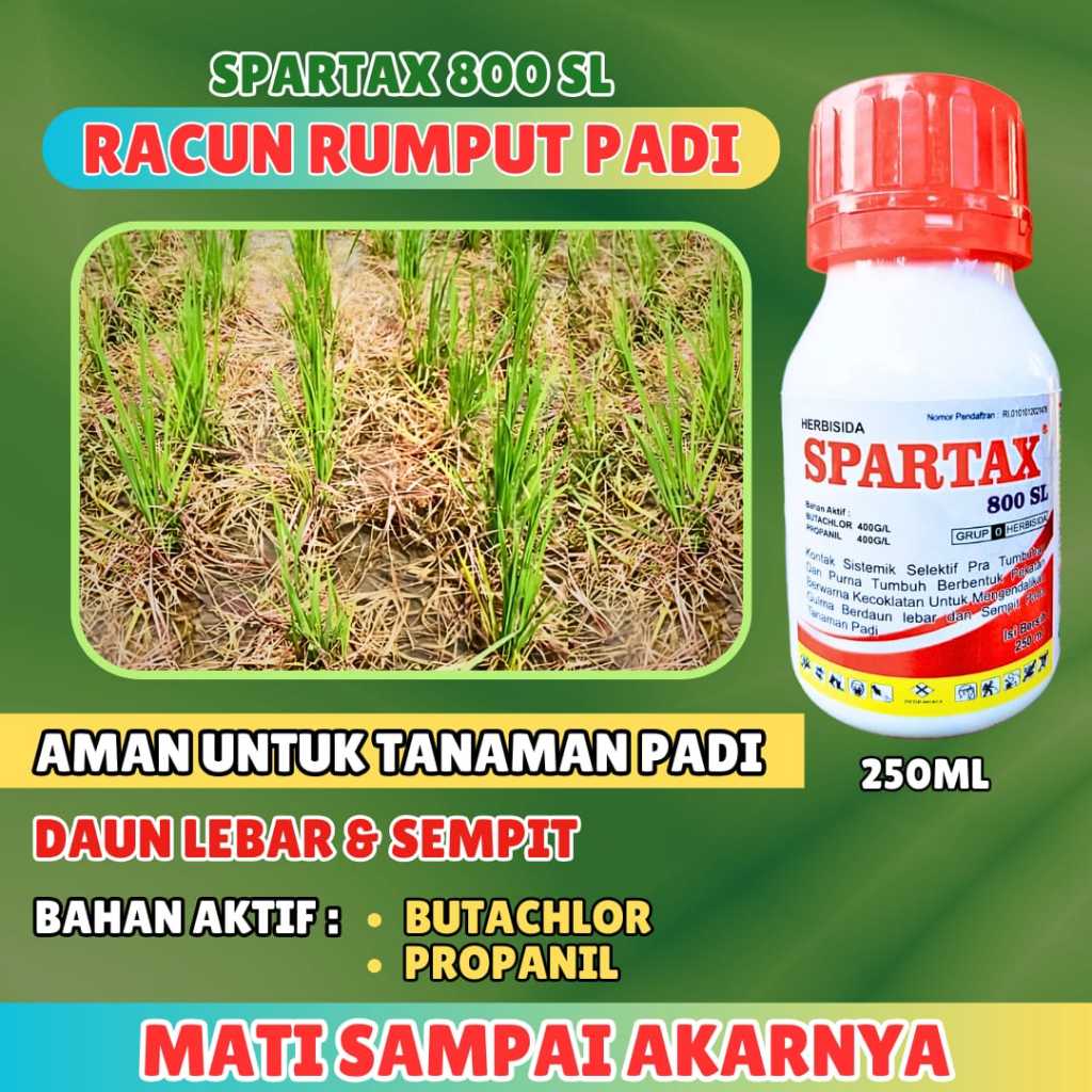 Spartax Herbisida Racun Rumput Padi 250ml