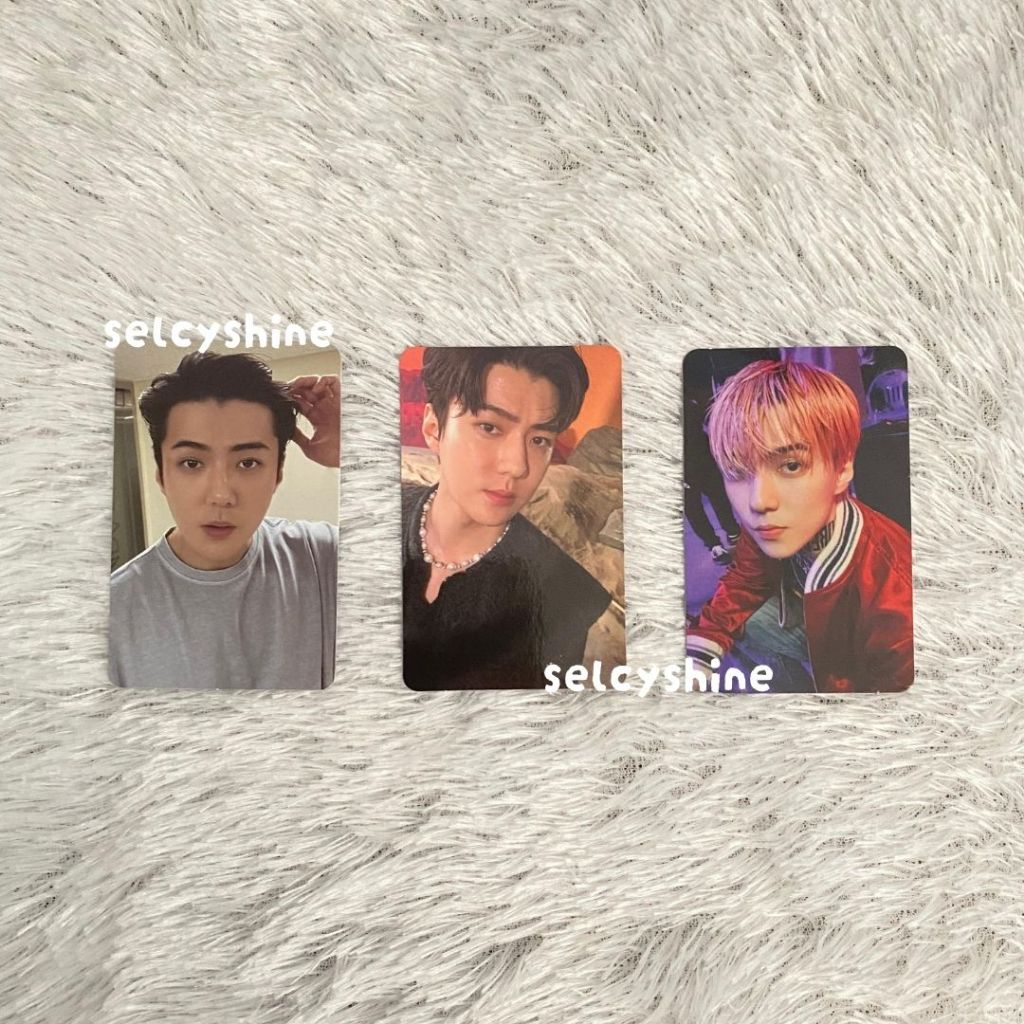 [Selcyshine] OFFICIAL PHOTOCARD EXO SEHUN PB 2 / PHOTOCARD OFFICIAL SEHUN 1BV