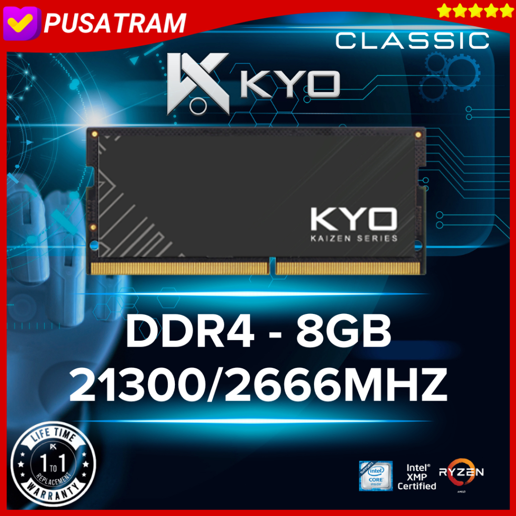 RAM NB KAIZEN DDR4 8GB 21300 / 2666 MHz RAM NB DDR4 8GB 2666 MHz