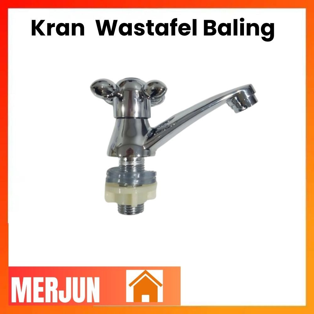 Kran Wastafel Baling Stainless Kran Cuci Tangan Besi Wastafel Model Baling