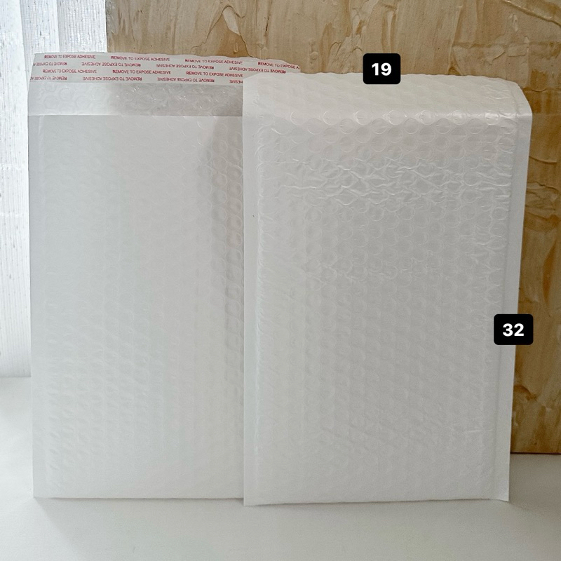 Plastik packing bubble mailer polos - Amplop Mailer Bubble Mailer Plastik Packing Polos Putih/Silver