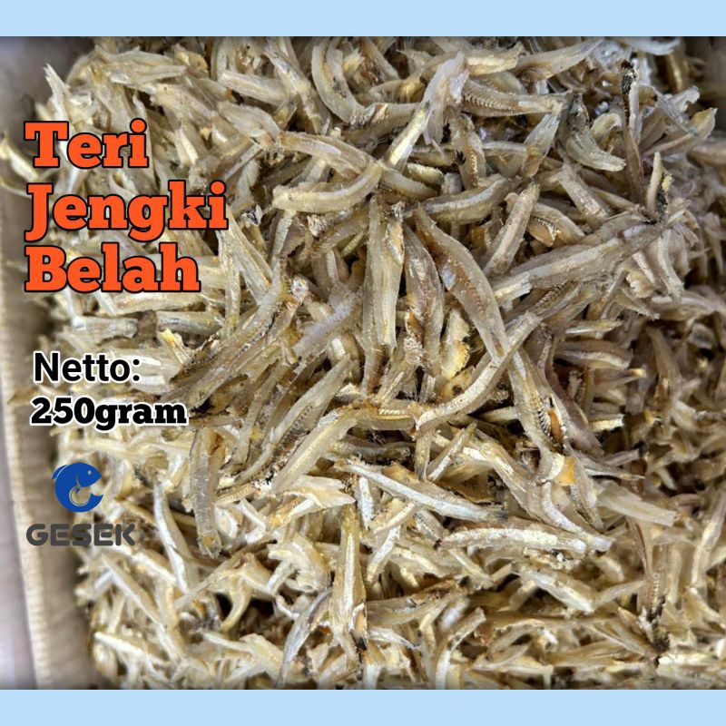 

Ikan Asin Teri Jengki Belah Fresh 250gram Makanan Laut Kering