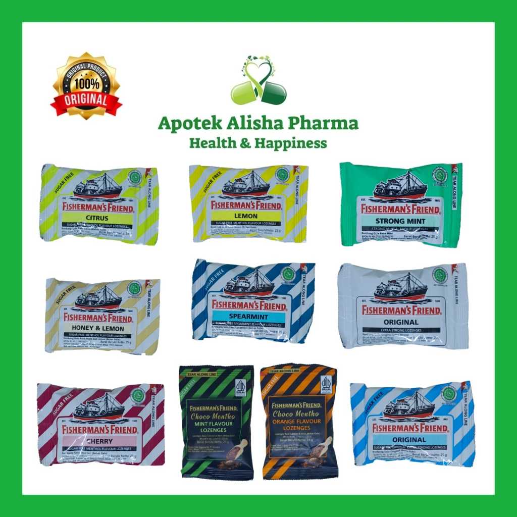 

Fisherman's Friend - Permen Pelega Tenggorokan All Varian