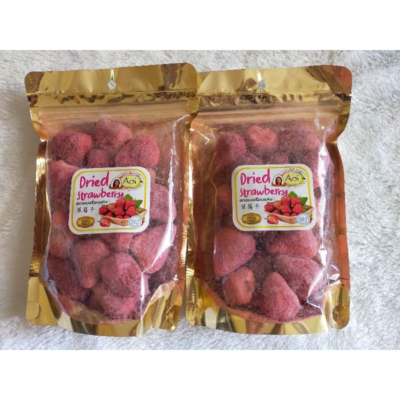 READY Dried Strawberry SNACK BKK AOI IMPORT BEST SELLER