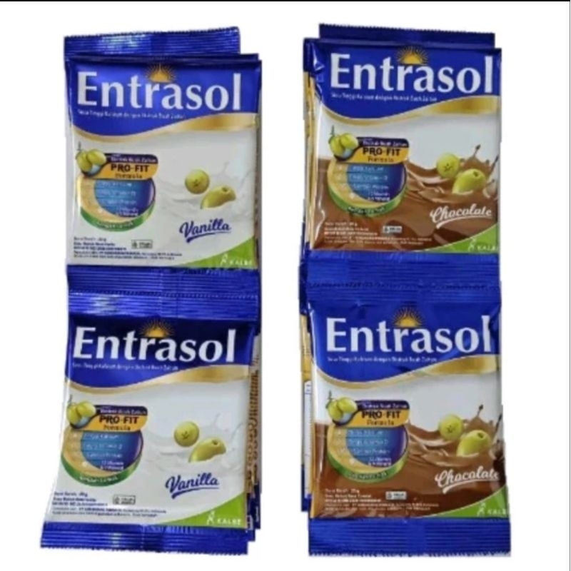 

entrasol sachet vanilla 10's x 20gr