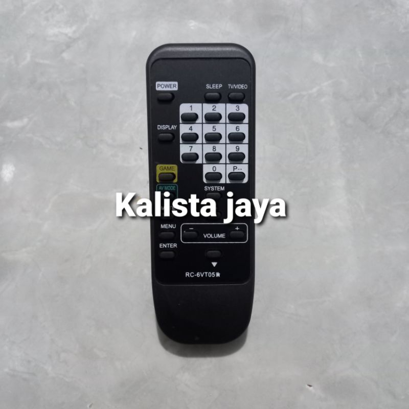 REMOTE REMOT TV AIWA TABUNG HITAM
