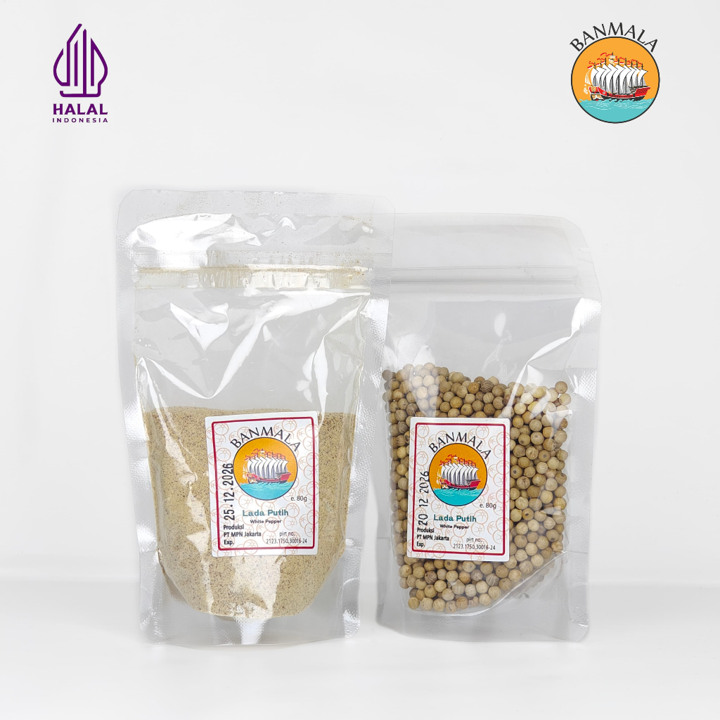 

Lada Putih 80g Super Premium White Pepper Banmala