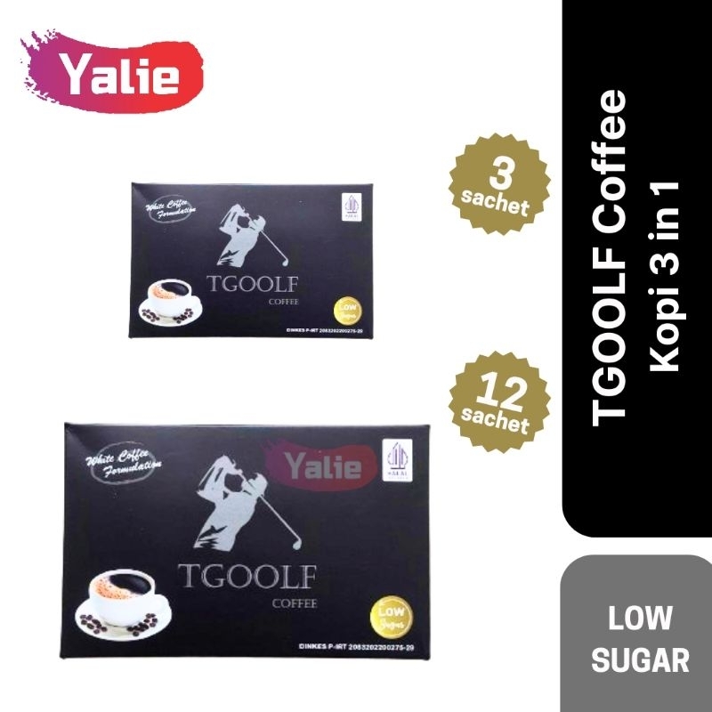 

TGOOLF COFFEE kopi Tgolf kopi kesehatan stamina pria hublock coffee kopi hublot logo golf white coffee kopi 3 in 1 Isi 3 sachet/13 sachet x 20gr 20 gram