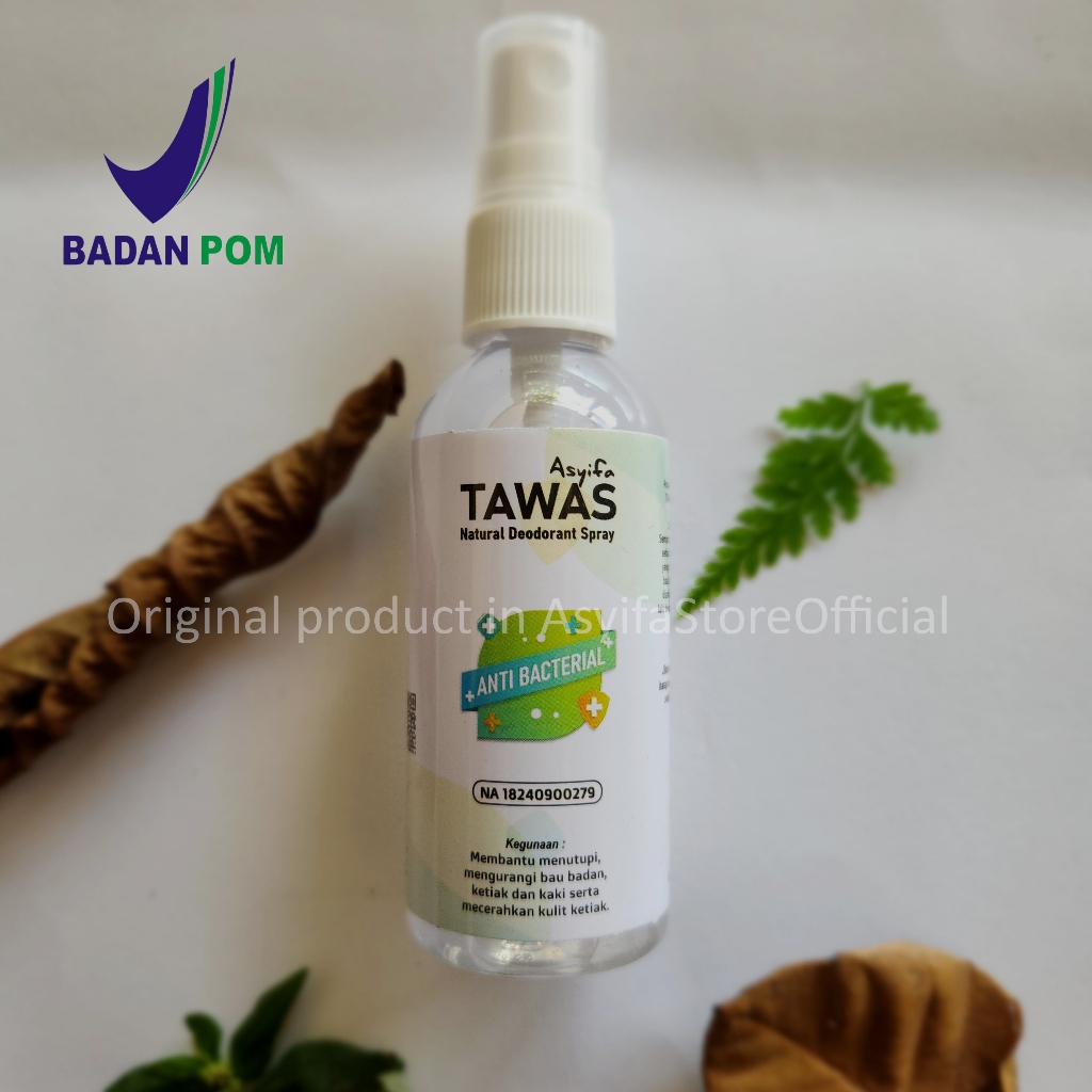 NATURAL DEODORANT SPRAY / ASYIFA TAWAS SPRAY / TAWAS DEODORANT SPRAY / TAWAS SPRAY
