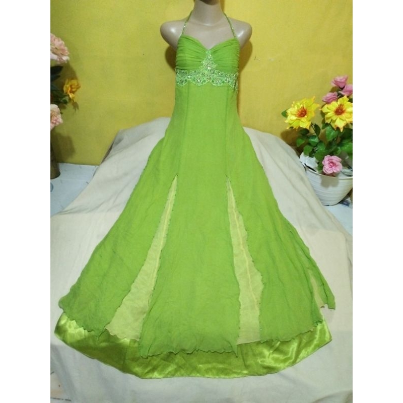 gaun pesta pl / gaun malam preloved / gaun wedding / dress wedding